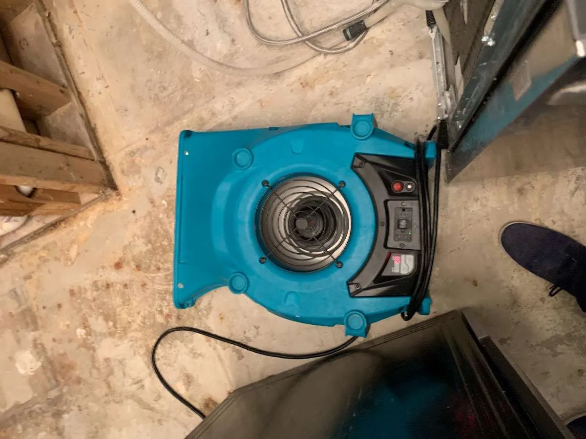 Air mover drying equipment for Mold Remediation & Removal in Cherry Hill
